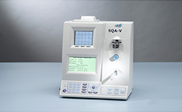 SQA-V automated sperm quality analyzer, reads fresh, frozen, washed and post-vasectomy sperm samples, built-in printer