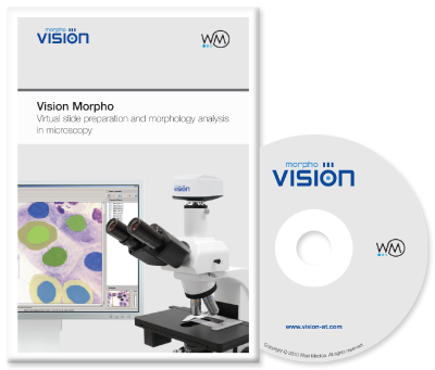 Vision Morpho Software for virtual slide preparation and morphology analysis in microscopy
