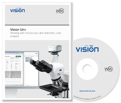 Vision Uri+ Software for working with microscopic examination of urine sediment and chemistry urine analysis